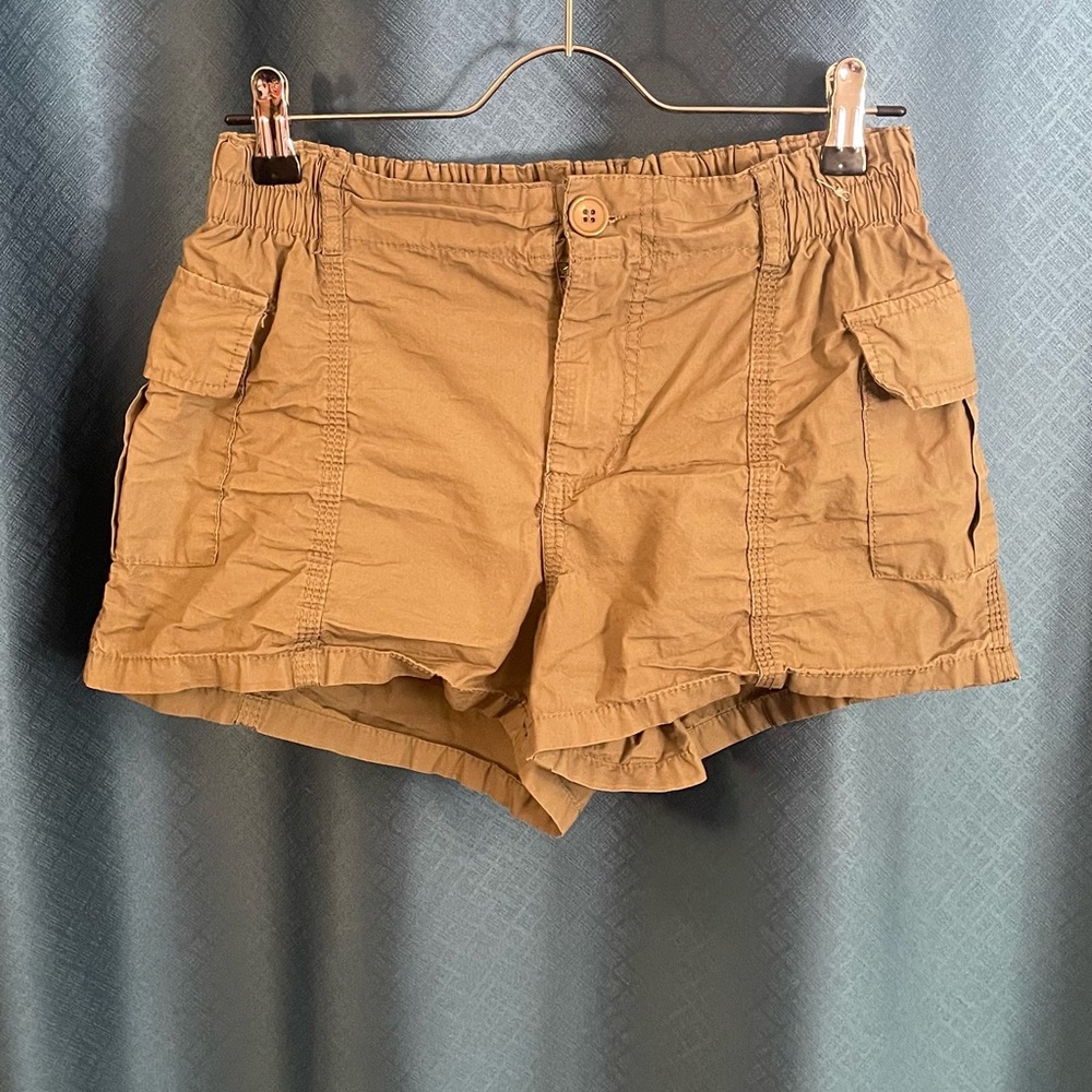 Green Women's Cargo Shorts